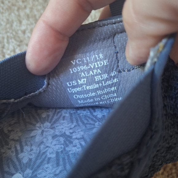 Olukai Alapa Mens Blue Slip On Drop Heel Woven Blue Casual Shoe Size 7 - Picture 2 of 9